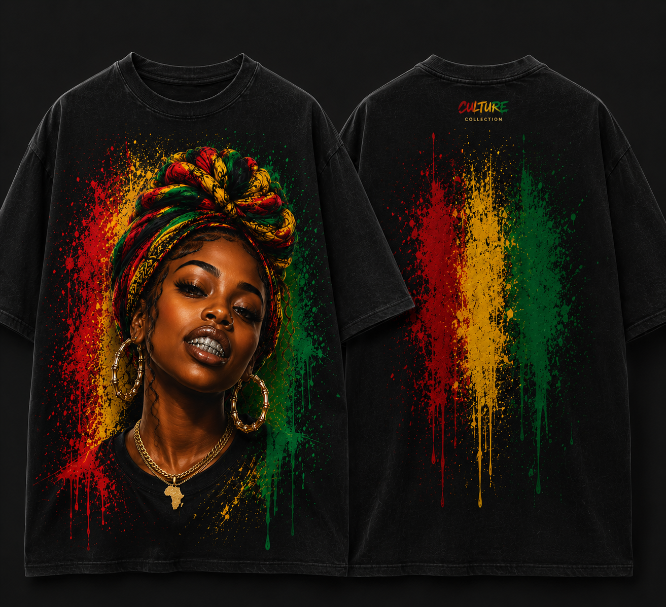 Heritage Paint Splatter Graphic Tee