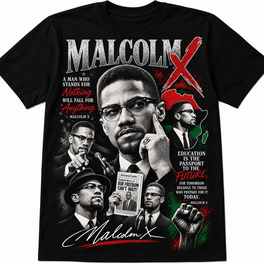 Malcom X Graphic T-Shirt(Unisex)