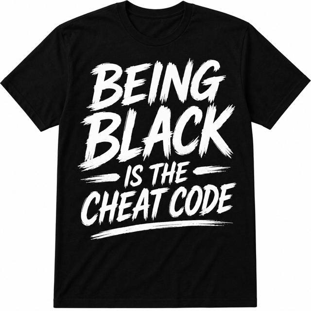 Being Black Is The Cheat Code T-Shirt(Unisex)